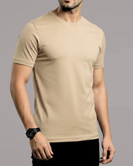 Biege Men’s Basic Tee