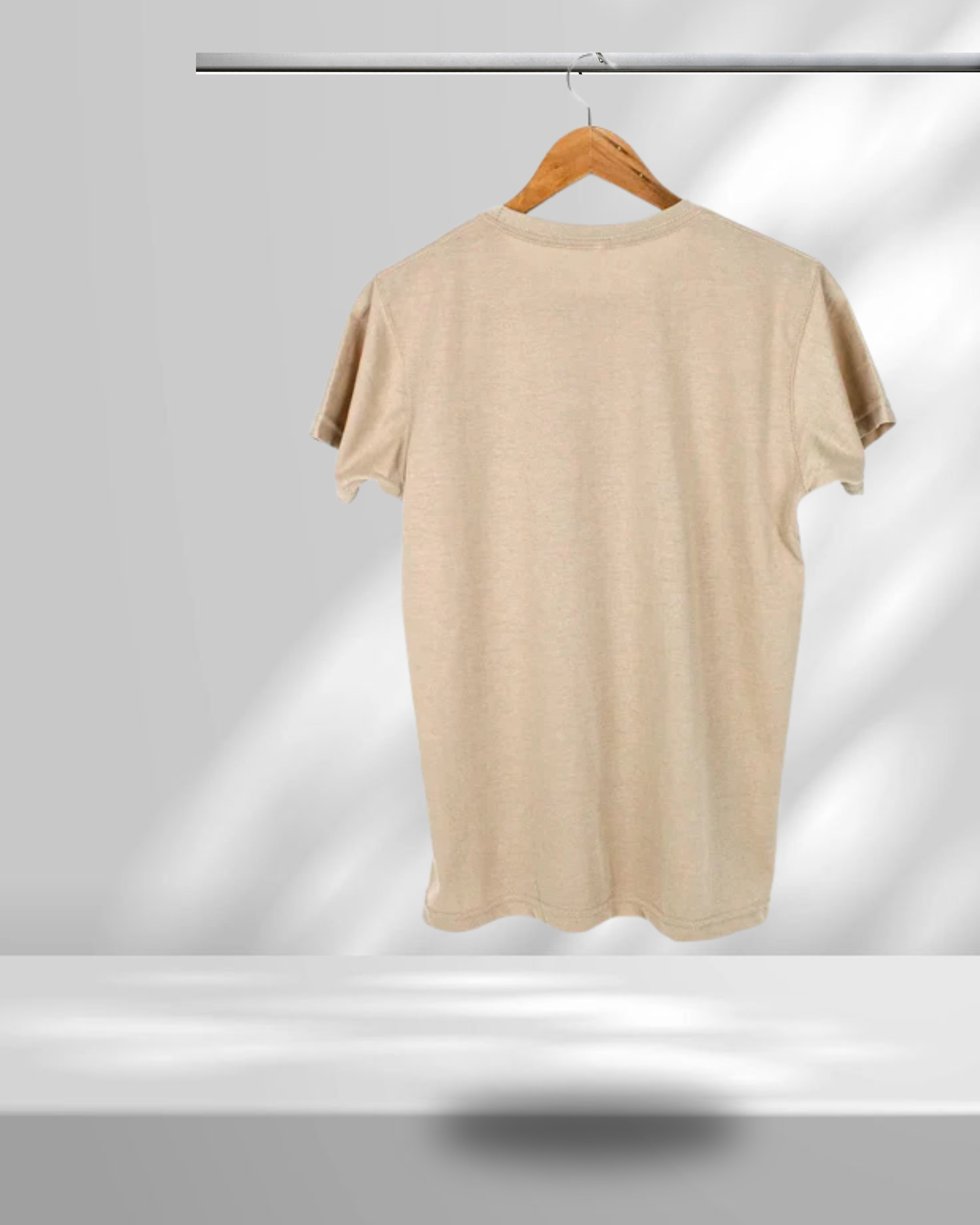 Beige Plain Tee