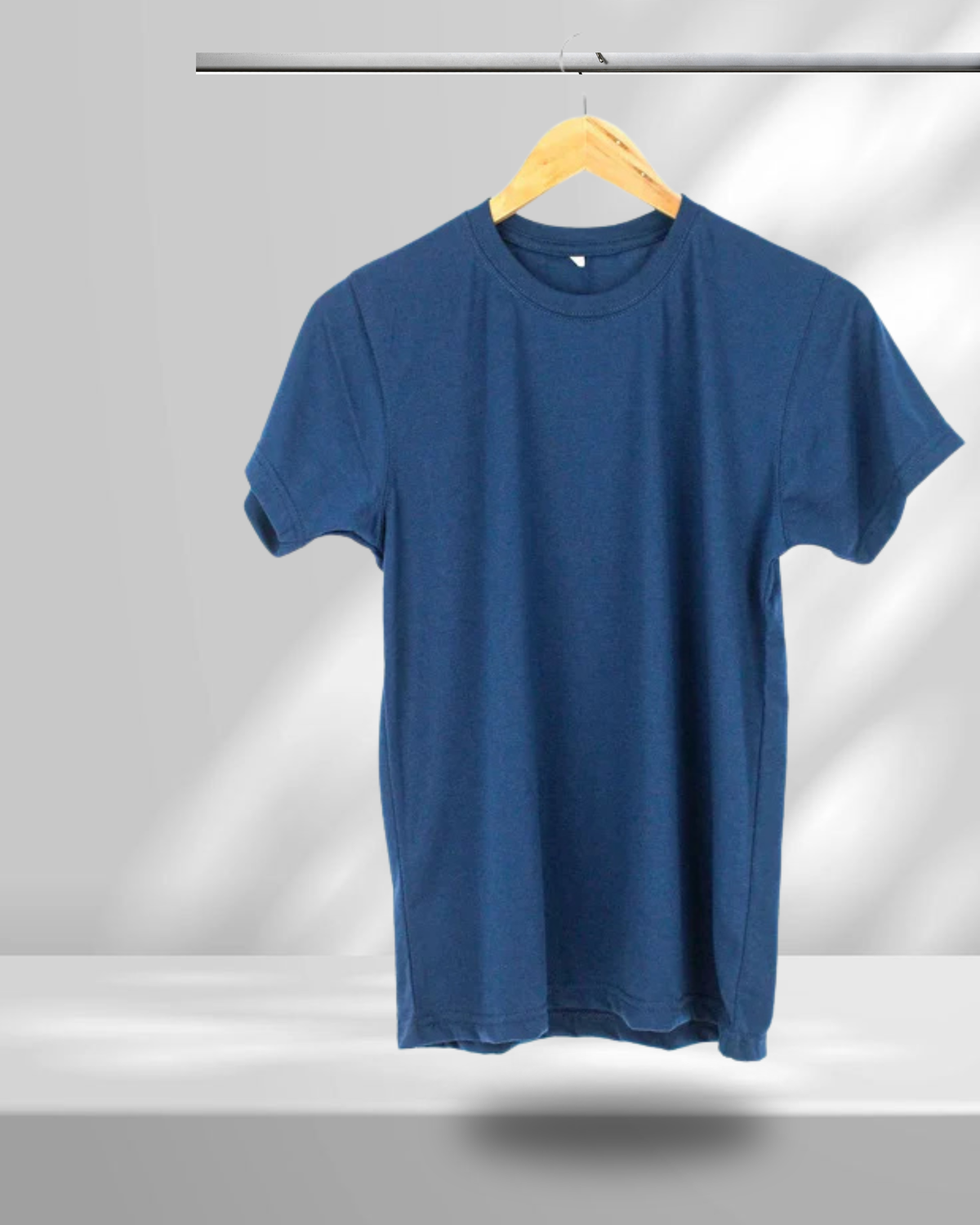 Dark Blue Plain Tee