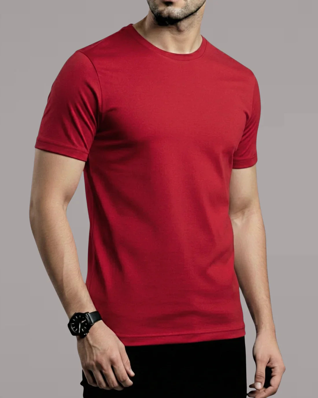 Red Men’s Basic Tee